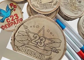 Роспись спилов к 23 февраля