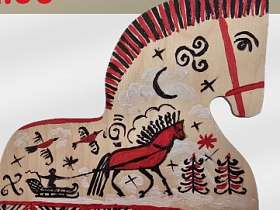 Мастер-класс "Роспись лошадок в мезенском стиле"