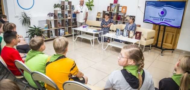 В первый день Ершовского фестиваля в двух библиотеках города состоялись встречи с лауреатами и гостями Ершовской премии. Было интересно.