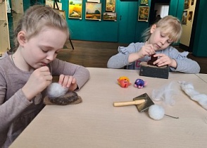 Мастер-класс по валянию из шерсти