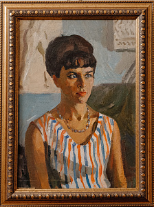 А.Ф. Шорохов. Портрет Людмилы  Птицыной. 1960-е гг. Холст, масло.